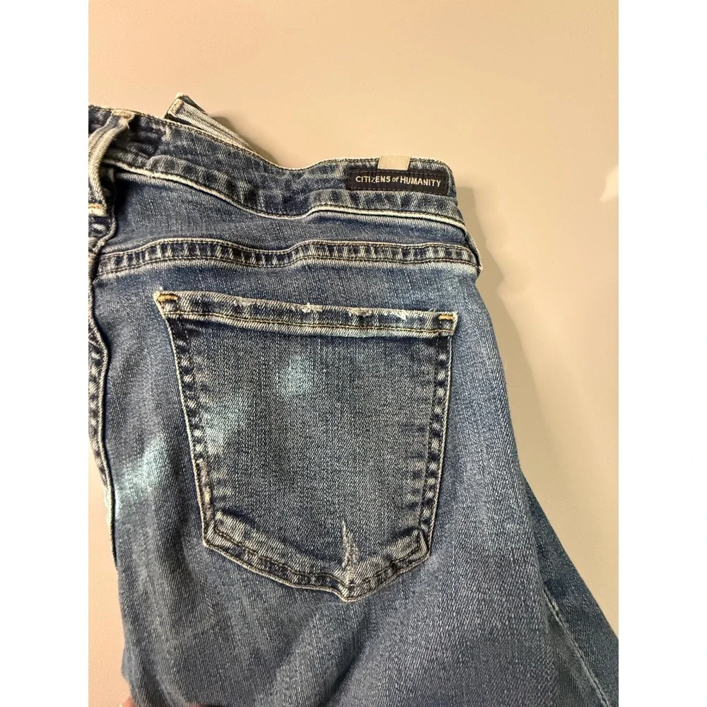 Citizens of Humanity Racer Low Rise Skinny Jeans Blue Denim Size 27